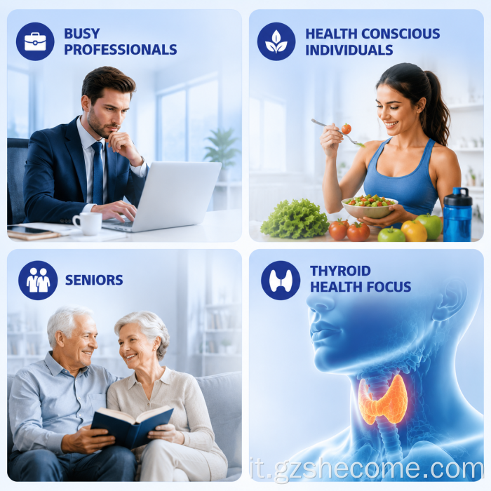 Shecome Capsule di selenio Supporto minerale antiossidante immunitario